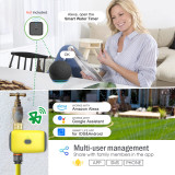 N369 Bluetooth Single-Zone Smart Water Timer with Alexa Google Control, Rain Delay & Cycle Mode