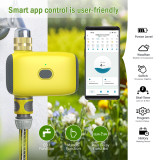N369 Bluetooth Single-Zone Smart Water Timer with Alexa Google Control, Rain Delay & Cycle Mode