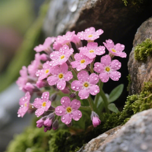 Pink Alpine Forget-Me-Not Seeds - Cool Climate Hardy, Ideal for Alpine Landscapes