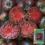 Black Krim Tomato Seeds – Heirloom Non-GMO Variety, Deep Purple-Black Fruits, Rich Complex Flavour, High-Yielding