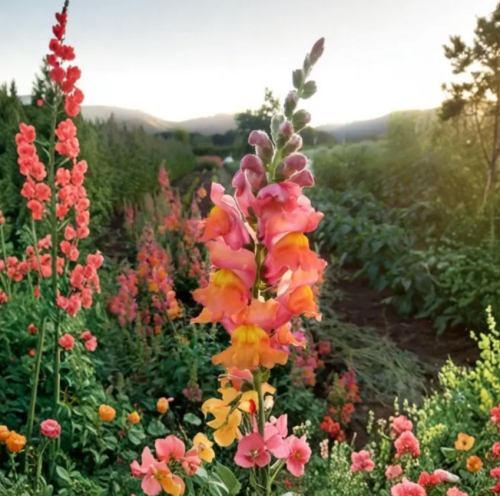 Orange Wonder Snapdragon Seeds | Antirrhinum majus | Vibrant Orange Cut‑Flower, Hummingbird Friendly Annual