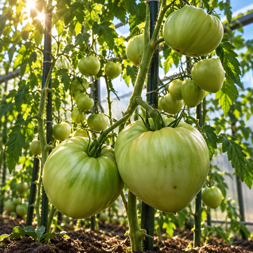 578 Abakansky Pink Tomato Seeds | 7.1-14.1 oz Pink Oxheart Tomatoes, Tall Determinate