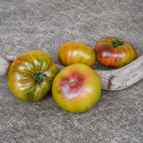 642 Thyme Purple Tomato Seeds | Beefsteak Tomato, 7.1-14.1 oz, Purple with Green Shoulders