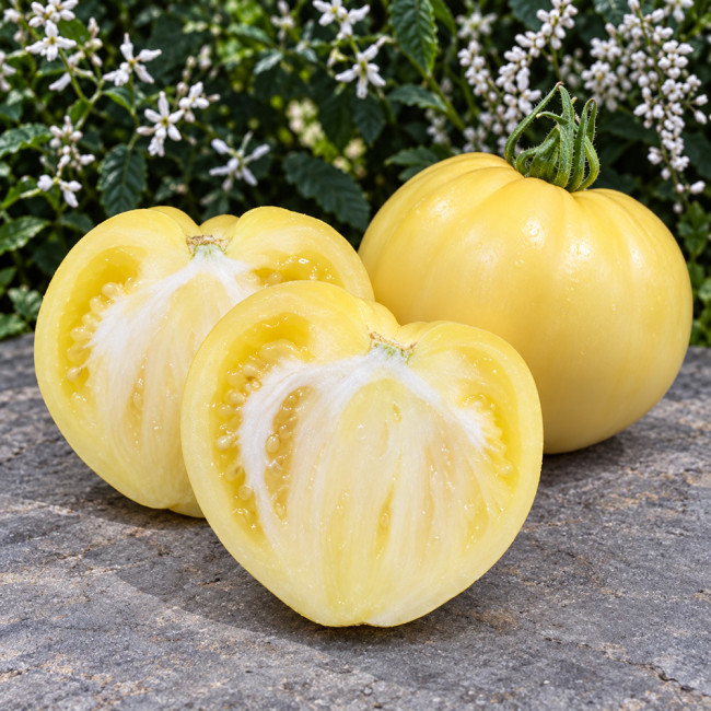508 Reinhard's White Heart Tomato Seeds | Cream-White Heart-Shaped Slicers