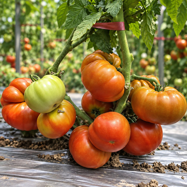 459 Maf's Brown #9 Tomato Seeds | 4.2-7.1 oz Copper-Brown Beefsteak Tomatoes