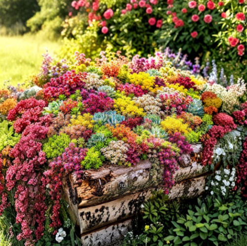 Sedum Seeds Autumn Mix | Sedum spp. | Hardy Perennial Succulent, Multi-Colored Ground Cover