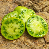 251 Dwarf Grinch Tomato Seeds | 6–12 oz Green Beefsteaks with Pink Blush