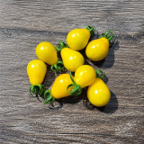 24 Yellow Submarine Tomato Seeds | 0.5–1.1 oz Sweet Golden-Yellow Pear Cherries