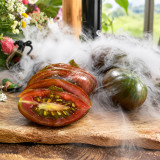 34 MärchenMonster Tomato Seeds | 1.8–2.5 oz Crisp Chocolate-Brown Striped Plums