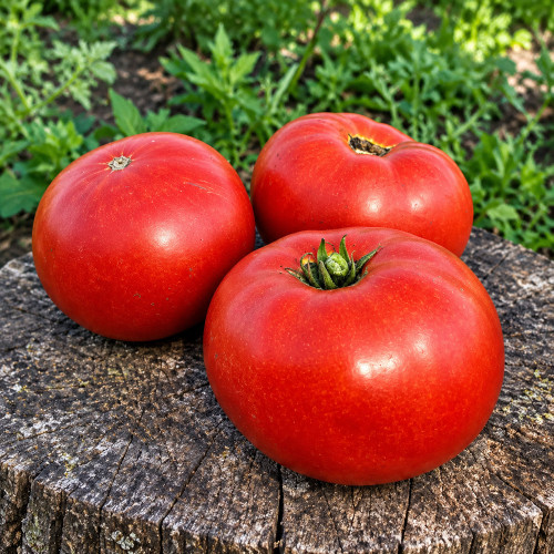 104 Dwarf Waratah Tomato Seeds | 6–12 oz Red Oblate Slicers