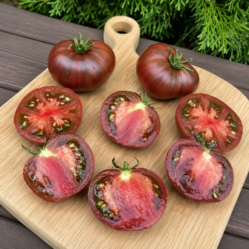78 Dwarf Dainty Isabel Tomato Seeds | 2.8–3.5 oz Dark Pink-Brown Dwarf Tomatoes