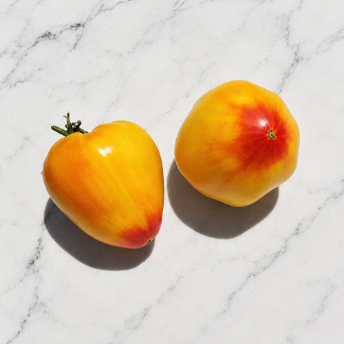 37 Grandmother's Greatness Tomato Seeds | 7.1–17.6 oz Golden-Pink Hearts