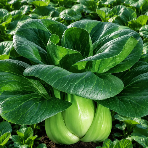 W1306 Jiemei Four-Season Dwarf Suzhou Qing Bok Choy Seeds | Compact Tender Greens
