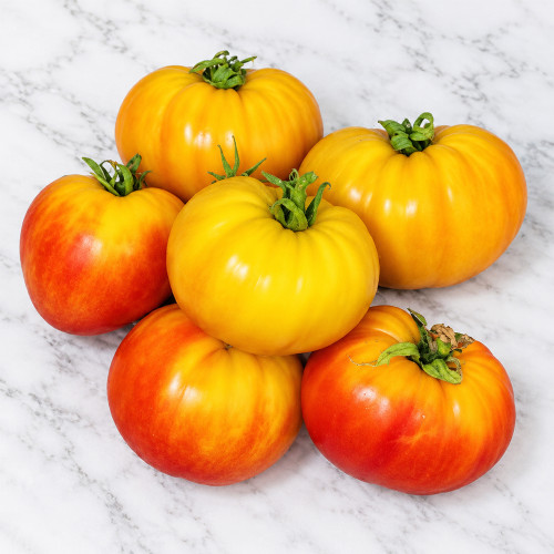 80 Maria's Heart Tomato Seeds | 7.1–17.6 oz Orange-Red Heart Tomatoes