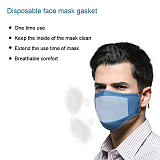 XT-XINTE Disposable Mask Pad Isolation Filter Pad Anti-haze Dust-proof Breathable Mask 3 Layer Composite Replacement Pad Cotton Gasket