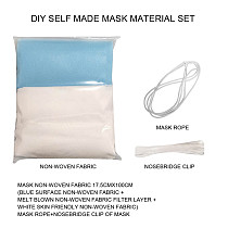XT-XINTE DIY Mask Sets Disposable Mask Material Mask Rope Elastic Band Ear Rope