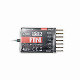 FlySky FTr4 Receiver 2.4 GHz 4CH AFHDS 3 for NB4 PL18 RC Fixed Drone Wings Gliders RC Support Parts PWM / PPM / I. bus / S. Exit bus
