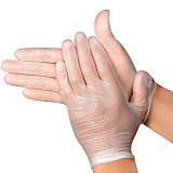XT-XINTE 100PCS Disposable Latex Rubber Transparent Gloves Medical Surgery Protection Golves Catering Beauty Cleaning Hygiene Epidemic Prevention Golves