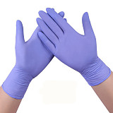XT-XINTE 100PCS Disposable Latex Rubber Transparent Gloves Medical Surgery Protection Golves Catering Beauty Cleaning Hygiene Epidemic Prevention Golves