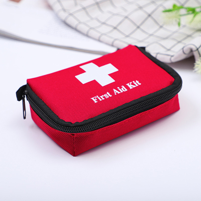 XT-XINTE First Aid Kit Empty Medical Bag Emergency Medical Box 14*9*4cm Small Portable for Travel Outdoor Camping Survival Drug Storage Home/Car PVC Waterproof