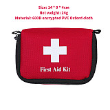 XT-XINTE First Aid Kit Empty Medical Bag Emergency Medical Box 14*9*4cm Small Portable for Travel Outdoor Camping Survival Drug Storage Home/Car PVC Waterproof