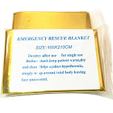 XT-XINTE Waterproof Disposable Emergency Survival Rescue Blanket Foil Thermal Space First Aid SOS Insulation Disaster Outdoor Military Rescue Curtain Hike