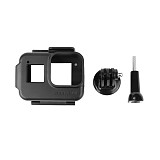 Sunnylife Protective Case for Gopro Hero 8 Black Camera Shock-proof Cage Precise Hole Cover with 1/4 Screw Adapter for Go Pro 8