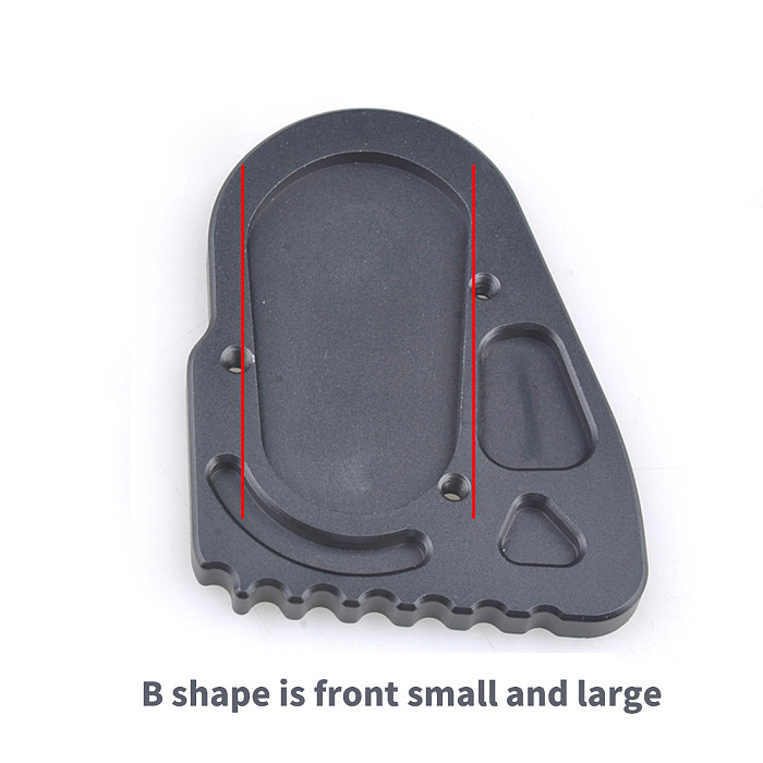 QWINOUT ​Modified Side Foot Support Increase Block ​Kickstand side stand extension plate for BMW R1200GS/R1200GS ADV​