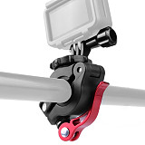 Sunnylife Universal Bicycle Clamp for Sports Camera 360degree Rotation Adapter Clip for 22-26mm Pipe for Osmo Action for Gopro