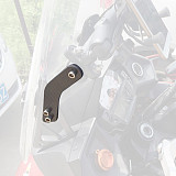 QWINOUT Suitable for Kawasaki Versys650 Alien Beast Modification Mobile Phone Navigation Bracket 12mm Diameter 15-17 Years (2A20013)