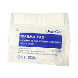 XT-XINTE 2x Sterile Abdominal- ABD Combine Pads Trauma Pad 10x20cm Individually Wrapped Wound Dressing First Aid Pads Nonstick