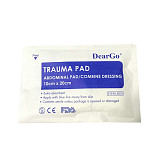 XT-XINTE 2x Sterile Abdominal- ABD Combine Pads Trauma Pad 10x20cm Individually Wrapped Wound Dressing First Aid Pads Nonstick