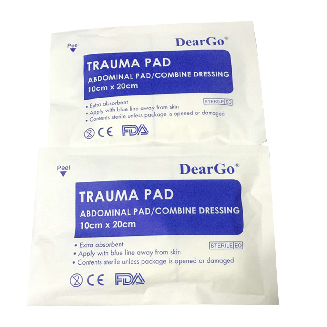 US$ 1.40 - XT-XINTE 2x Sterile Abdominal- ABD Combine Pads Trauma Pad ...