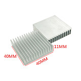 XT-XINTE 4x Aluminum Heatsink Cooling 40*40*11mm for LED Transistor IC Module Power PBC Heat Dissipation Electronics Radiator Cooler Fin