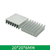 XT-XINTE 10x Aluminum Alloy Heatsink Cooling Pad for High Power LED IC Chip Transistor Module PBC Electronics Radiator Cooler Heat Sink