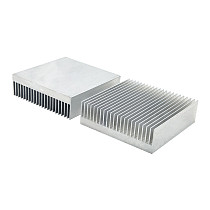 XT-XINTE 2x Radiator Cooler Heatsink Aluminum Heat Sink Cooling 60*60*18mm for LED Chip Transistor IC Module Power PBC Heat Dissipation