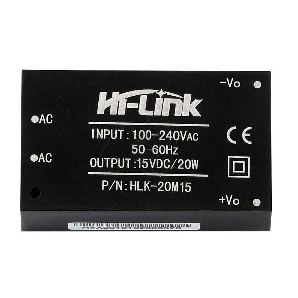 HI-LINK HLK-20M15 AC-DC 220V to 15V 20w Step-Down Power Supply Module Intelligent Household Switch Power Supply Modul