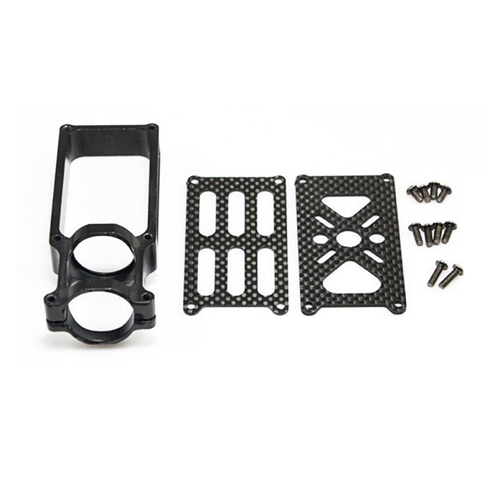 JMT D25 Aluminum Alloy Motor Mount Carbon Fiber Mounting Plate for Multi-axis Multi-rotor Drone Folding Rack RC Aircraft