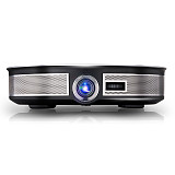 FCLUO mini Projector D8S 1280x720P Android 6.0 (2G+16G) WIFI 12000mAH Battery Portable 3D Beamer Support 4K for home cinema