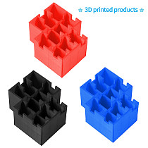 JMT 3D Print TPU Battery Container Box 3D Printing Holder for Up to 10pcs Mini Indoor FPV Racing Drone RC Aircraft Lipo Battery