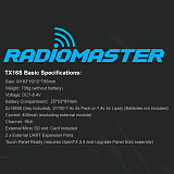 RadioMaster Multi-protocol TX16S 2.4G 16CH RF System OpenTX Potentiometer Gimbal Transmitter for RC Drone
