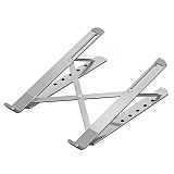 XT-XINTE Aluminum Alloy Folding Laptop Stand Cooling Adjustable Desk Stand Tablet Holder Support Office Non Slip Laptop Stand