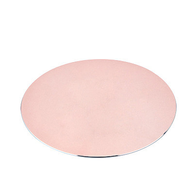 XT-XINTE 200*200*1.2mm Round Mouse Mat Aluminum Anti Slip Rubber Bottom Gaming Mouse Pad Computer Accessory