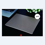 XT-XINTE Aluminum Alloy Mouse Pad Waterproof Metal Resin Mat large/Medium/Small 2 sides Winter Summer Dual-use for Office Luxury gift