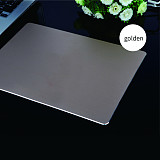 XT-XINTE Aluminum Alloy Mouse Pad Waterproof Metal Resin Mat large/Medium/Small 2 sides Winter Summer Dual-use for Office Luxury gift