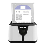 KIMAX HD03WF NAS Multi-function Hard Disk Holder 2.5 / 3.5 inch WIFI Wireless USB3.0 Mobile Hard Disk Box Holder