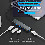 Blueendless Type-c Docking Station Usb3.0 Splitter Four-in-one Multi-function Hub Converter Macbook Accessories HC401 HU401