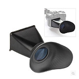 BGNING New LCD V1 2.8X 3.0  viewfinder Magnifier Eyecup Hood for Canon 5DII 7D 500D Nikon D700 D800,DSL Viewfinder