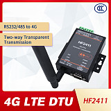HF2411 4G DTU Module Bidirectional Transparent Transmission 485/232 Wireless Data Transmission Equipment HF2411 DTU