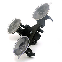 BGNING Car Windshield Triple Vacuum Suction Cup Fat Gecko Mount for GoPro Hero 7/6/5/4/3/3+/2/1 Xiaomi Yi SJ4000 SJ5000 SJ7000